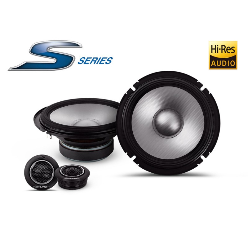 Alpine S-Serisi S2-S65C S-Serisi 16,5cm Component 2 Yollu Hoparlörler