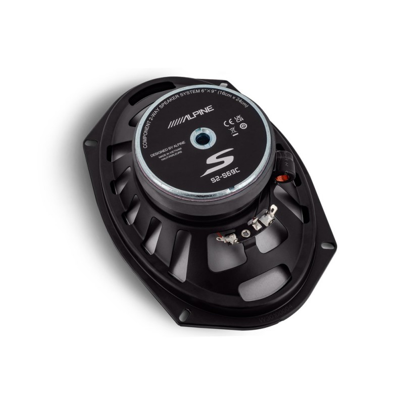 Alpine S-Serisi S2-S69C S-Serisi 6x9 Bileşen 2 Yollu Hoparlörler