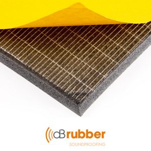 dB Sound Proofing 6 Mm Dbrubber Teker Davlumbaz Oto Ses Yalıtımı Firex Sünger Db Rubber