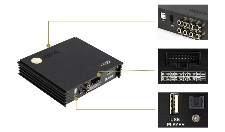 Rainbow EL-AP300D NEO 4 Kanal DSP Amfi 8 Kanal DSP