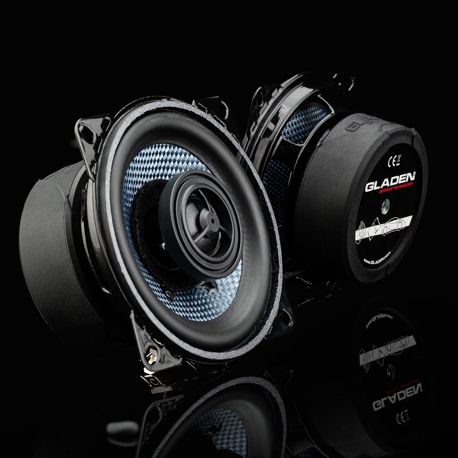 GLADEN RC 100 2 YOL COAXIAL HOPARLÖR SİSTEMİ