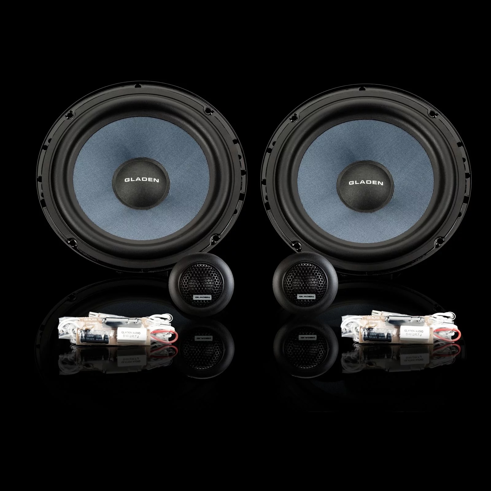 Gladen Alpha 165 G2 - 16.5 cm  Component Araç Hoparlörü