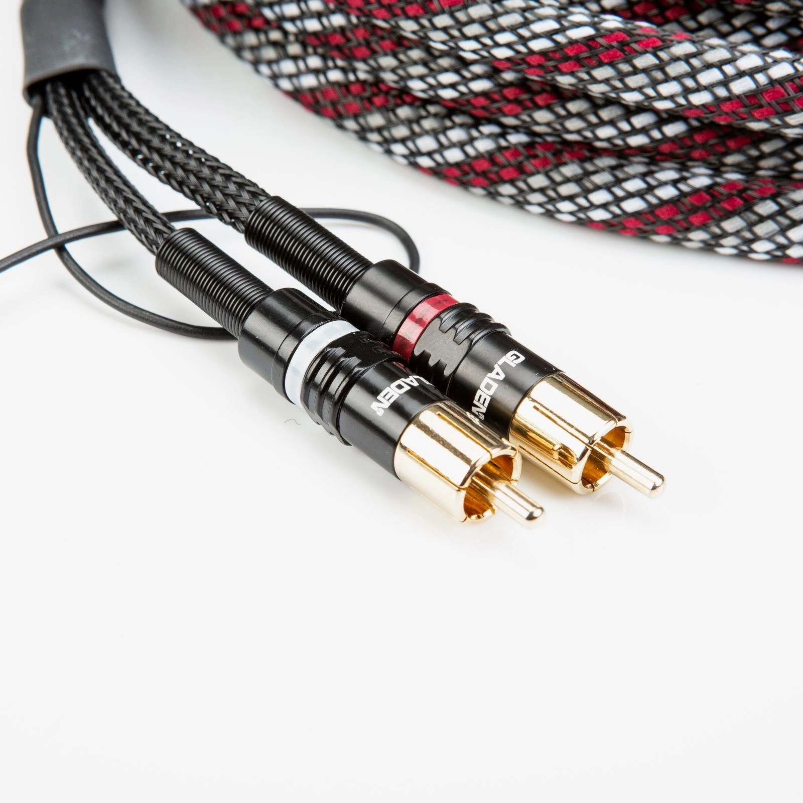 GLADEN AEROSPACE HI-END RCA Kablo Low capacitance 5 M. GERMANY