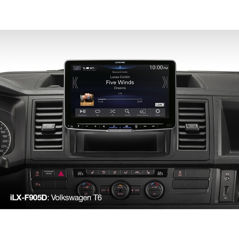 Alpine Halo9 – DAB+ Dijital Radyo, Apple CarPlay ve Android Auto uyumluluğu içeren 9 inç Medya Alıcısı