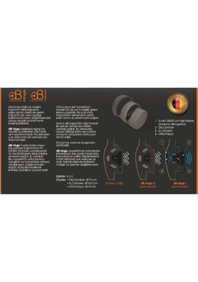 dB Ses Yalıtımı Dbrings Hoparlör Ses Kalitesi Arttıran Kit 6.5 Inç Db Rings